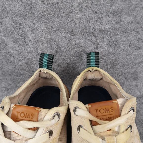 Toms Shoes Mens 8.5 Sneaker Casual Travel Lite Trainer Comfort Walking Lace Up - Picture 3 of 11